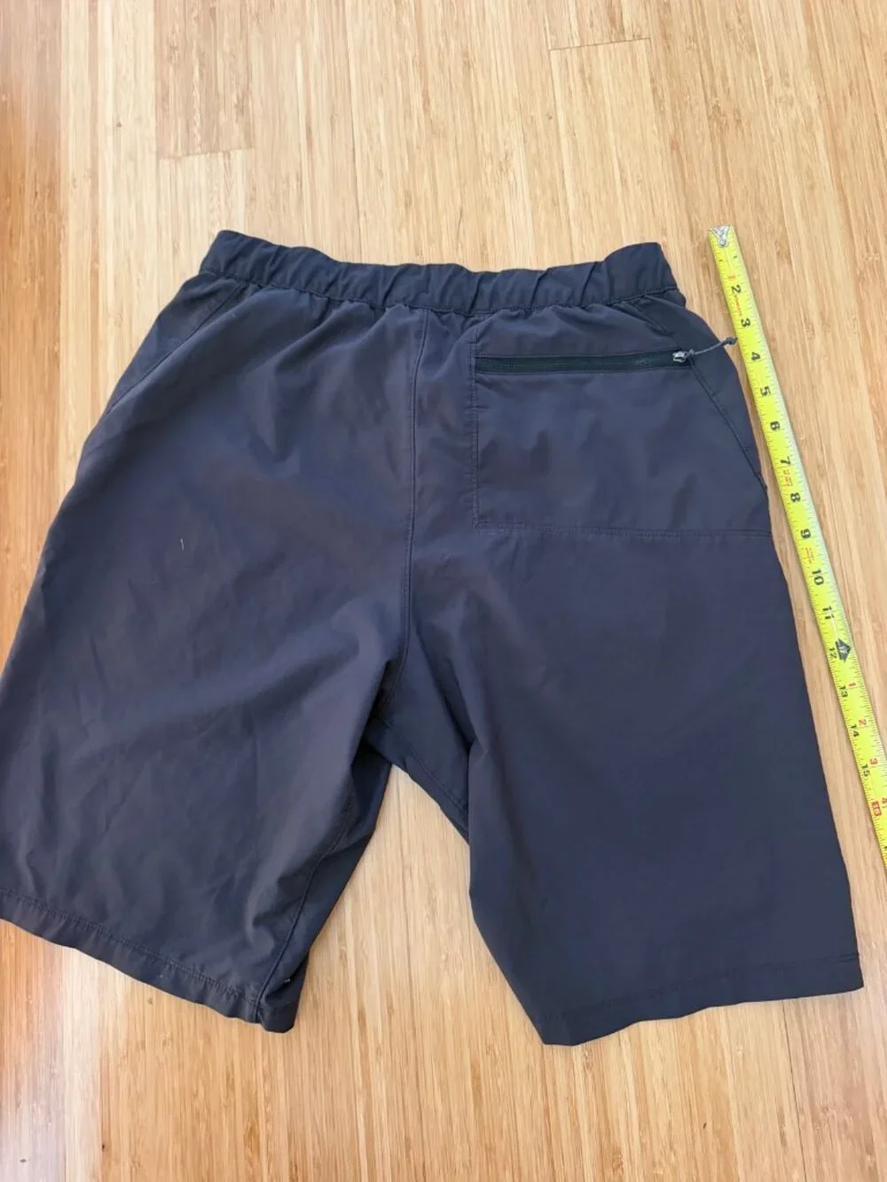 Patagonia Men's Black Nine Trails Shorts 8 In Size M Drawstring Athletic